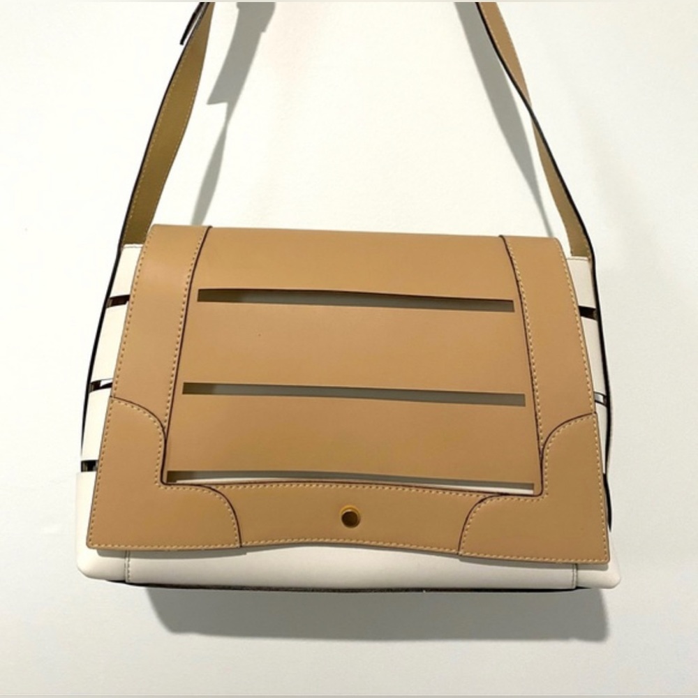 A. BELLUCCI Italian Leather Caged Tote Bag. Price Firm.